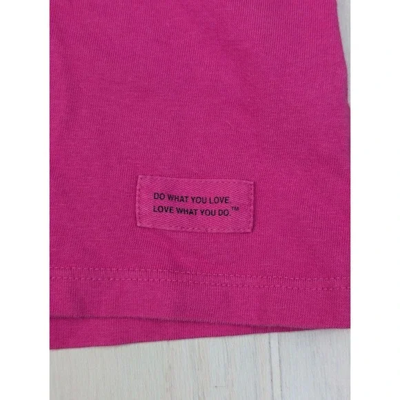 Life is Good T-Shirt Women's Small Pink Blue Palm Trees Outer Banks NC vintage - Picture 2 of 10